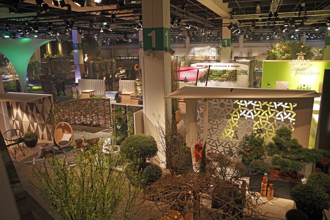 Überblick Halle 1 der Giardina