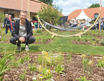 Gewinnergarten 2023 von Florian Ridder: Die Fulda verbindet