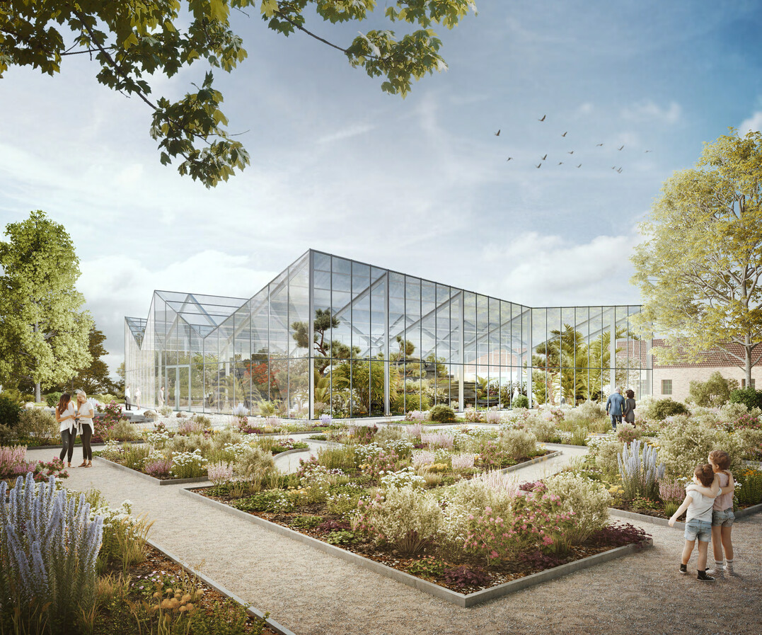 Das ist der Siegerentwurf für das neue Schauhaus im Berggarten.