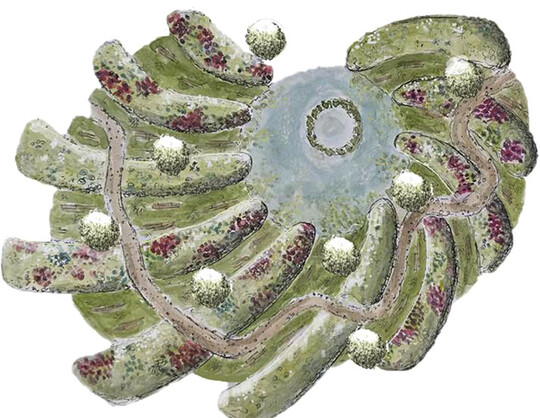 Le Tourbillon de la succession (Spirale der Sukzession)