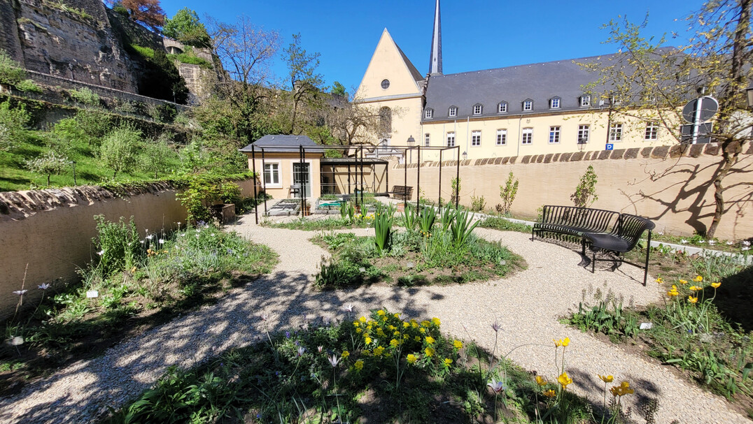 Sammlungsgarten des Naturhistorischen Museums, das der Botaniker Thierry Helminger leitet