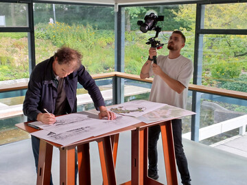 Tom Stuart-Smith bei der Planung