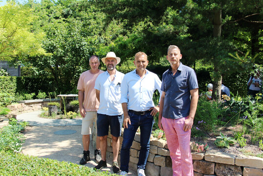 Sonnen- und Schattengarten  Erffnungsfoto