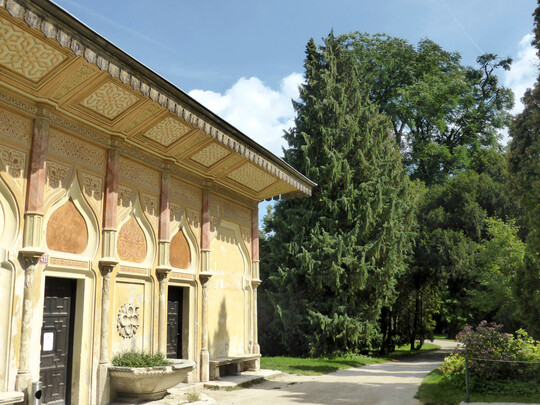 Maurisches Wasserwerk im Schlosspark von Lednice