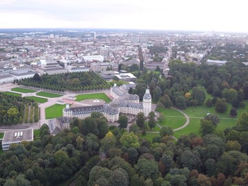 Stdtische Park- oder Waldflchen wie hier im Karlsruher Schlossgarten sind fr ein gutes Stadtklima wichtiger denn je.