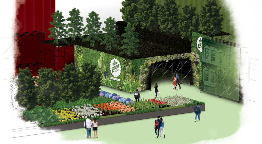 Vom 19. bis 28. Januar 2024 lädt die Initiative „1000
gute Gründe“ Besuchende der „Grünen Woche 2024“ in Halle 2.2a der Messe Berlin in die „City of
colours“ ein.