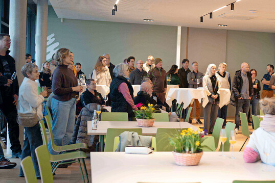 Zur Er�ffnung des Forum h kamen Planende aus GaLaBau und Landschaftsarchitektur, um mehr �ber das neue Konzept zu erfahren.