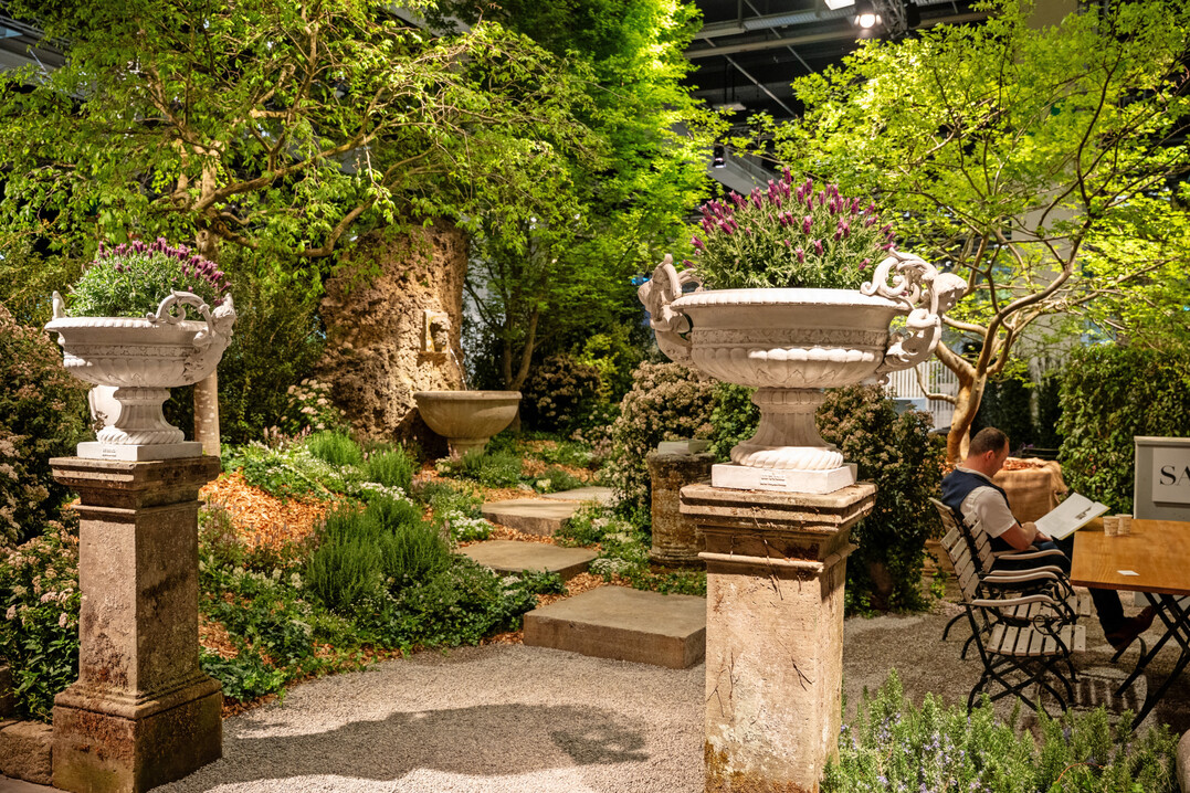 Plätschergarten von Sager Brunnen & Skulpturen aus CH-Gonten