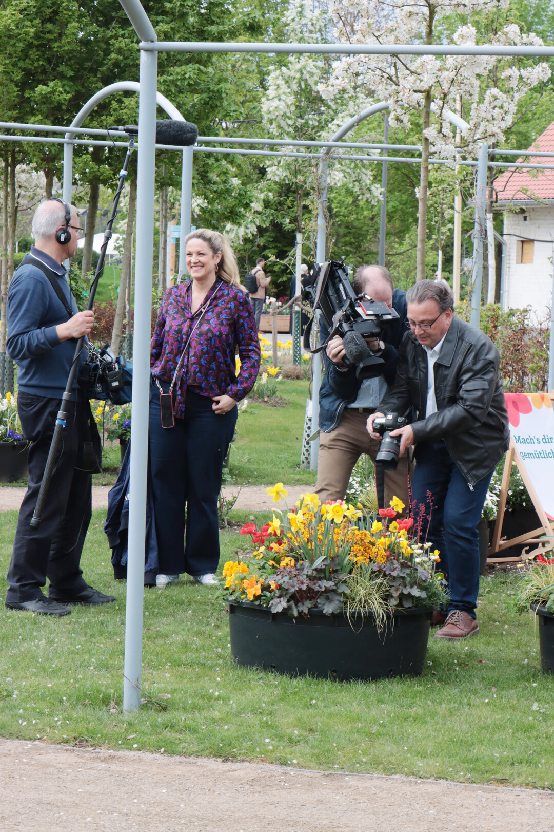 Er�ffnung der Gartenschau in Neuss am 16. April 2026.