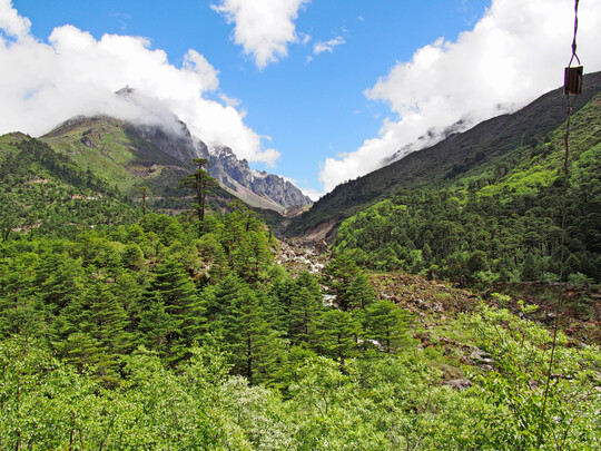 Blick in Richtung Yakhohle