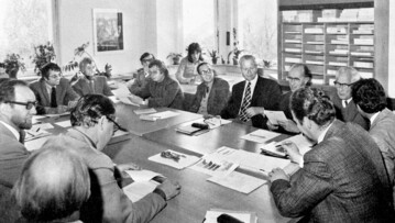 Beiratssitzung im Sommer 1974: Wie sollte die Gartenpraxis aussehen, welche Ziele verfolgen?