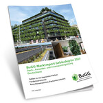 Der neue BuGG-Marktreport Gebäudegrün 2023 mit aktuellen Zahlen zur Dach- und Fassadenbegrünung in Deutschland.