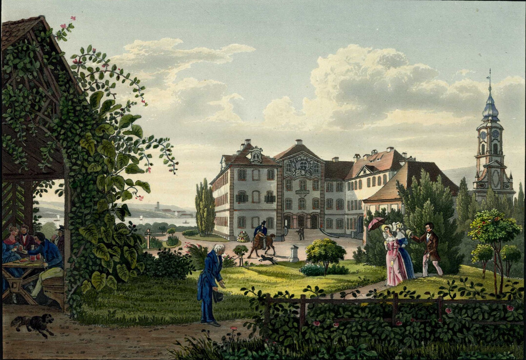 Emmanuel Labhart: Schloss Mainau mit Familie Esterhzy