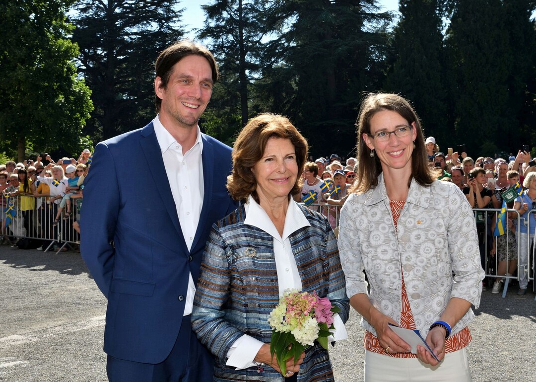 Ihre Majestt Knigin Silvia von Schweden bei ihrem letzten Besuch auf der Insel Mainau 2019