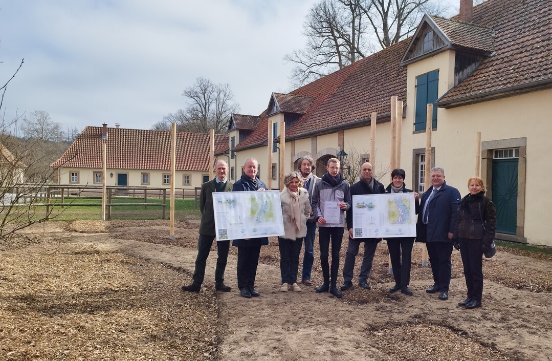 Preisverleihung zum Schaugartenwettbewerb Fürstliches Gartenfest für den Entwurf von Florian Ridder