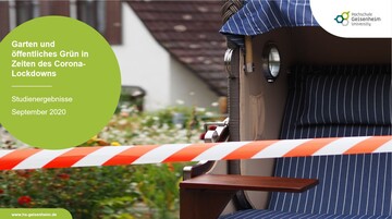 Die Ergebnisse der Studie berraschen nicht: Grten und Parkanlagen sind whrend der Corona-Beschrnkungen besonders wichtig!