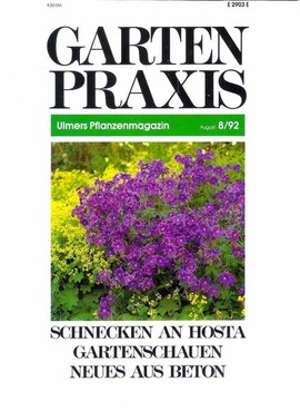 Cover Gartenpraxis 08/1992