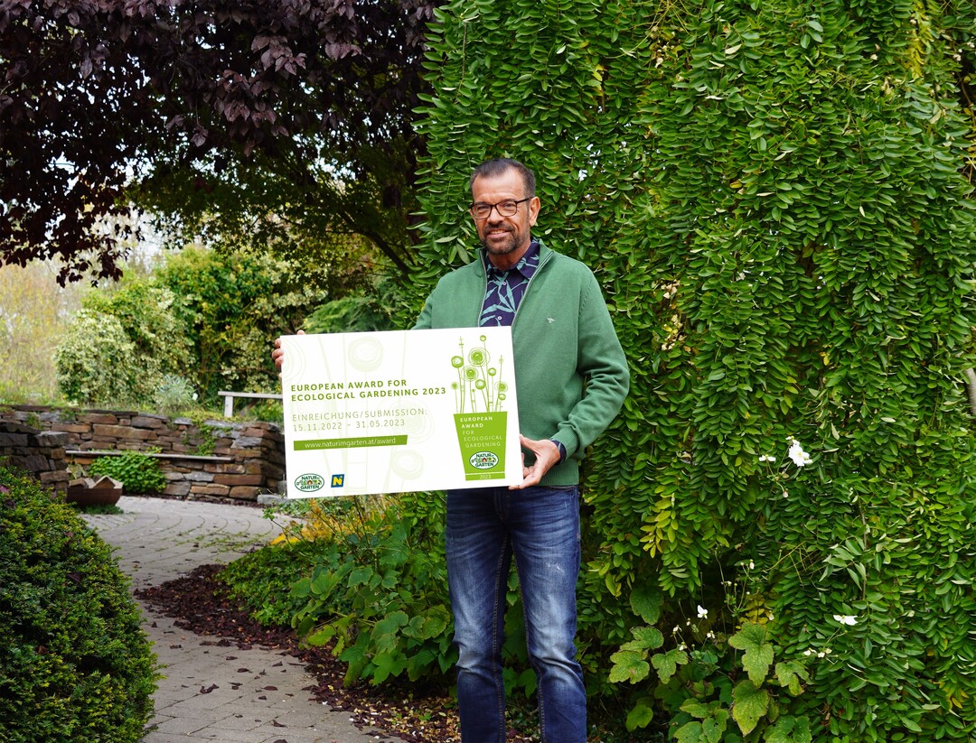 Biogärtner Karl Ploberger als Vorsitzender der internationalen Fachjury freut sich auf viele Einreichungen zum „European Award for Ecological Gardening“ bis 31. Mai 2023.