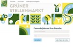 Die Jobbörse "Grüner Stellenmarkt" wurde graphisch und technisch total überarbeitet
