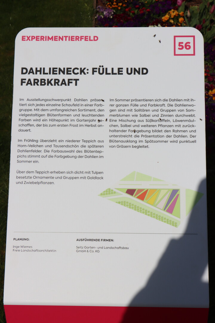 Inge Wiemes setzt mit ihren Farbkompositionen eindrückliche Akzente.