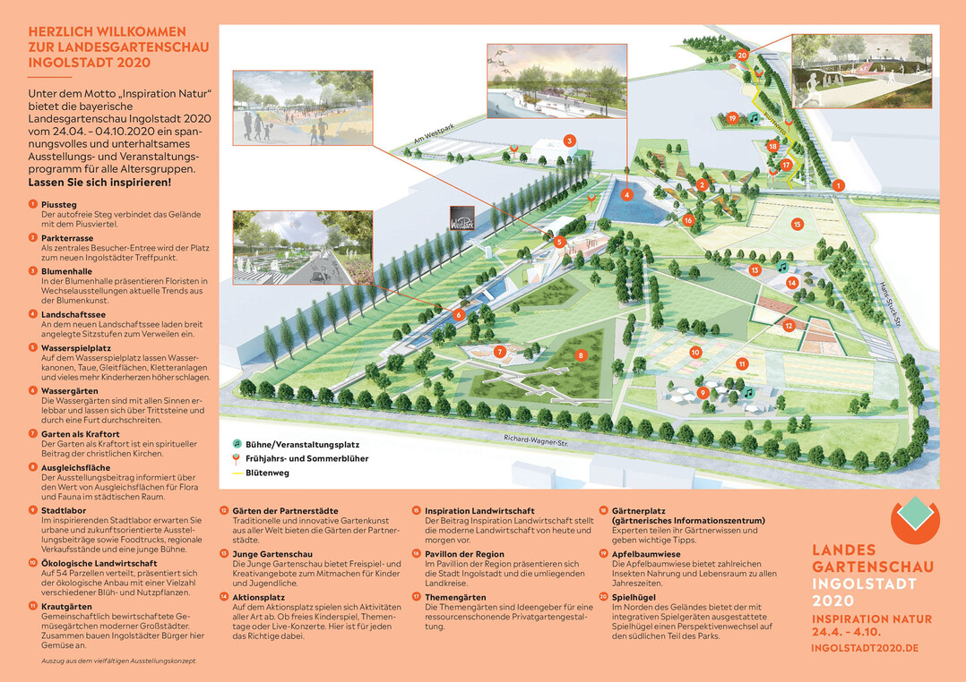 Landesgartenschau Ingolstadt - Gelndeplan