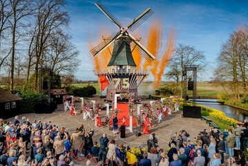 75 Jahre Keukenhof: Die Blumenausstellung im Keukenhof-Park im niederlndischen Lisse ist erffnet. <br>