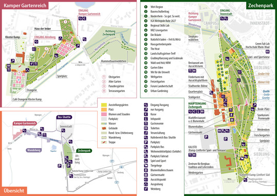 Landesgartenschau Kamp-Lintfort - Gelndeplan