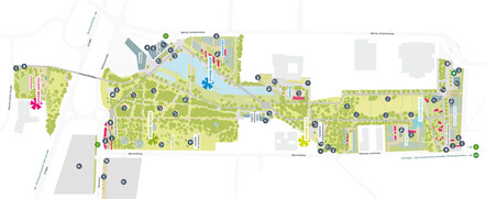 Landesgartenschau Kirchheim - Gelndeplan<br>