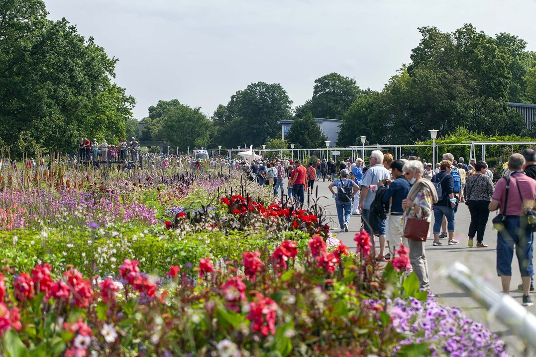 15.000 Besucher strmen tglich durchs egapark-Gelnde    