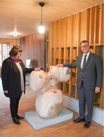 LOGL-Präsidentin Sigrid Erhardt und Minister Peter Hauk