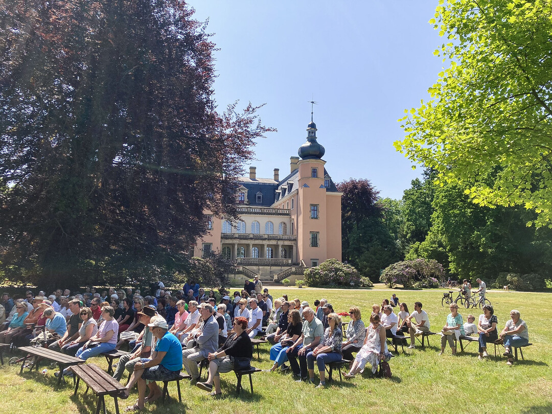Europa-Matinee-Konzert im Schlosspark Altdbern zum Rendezvous im Garten 2023