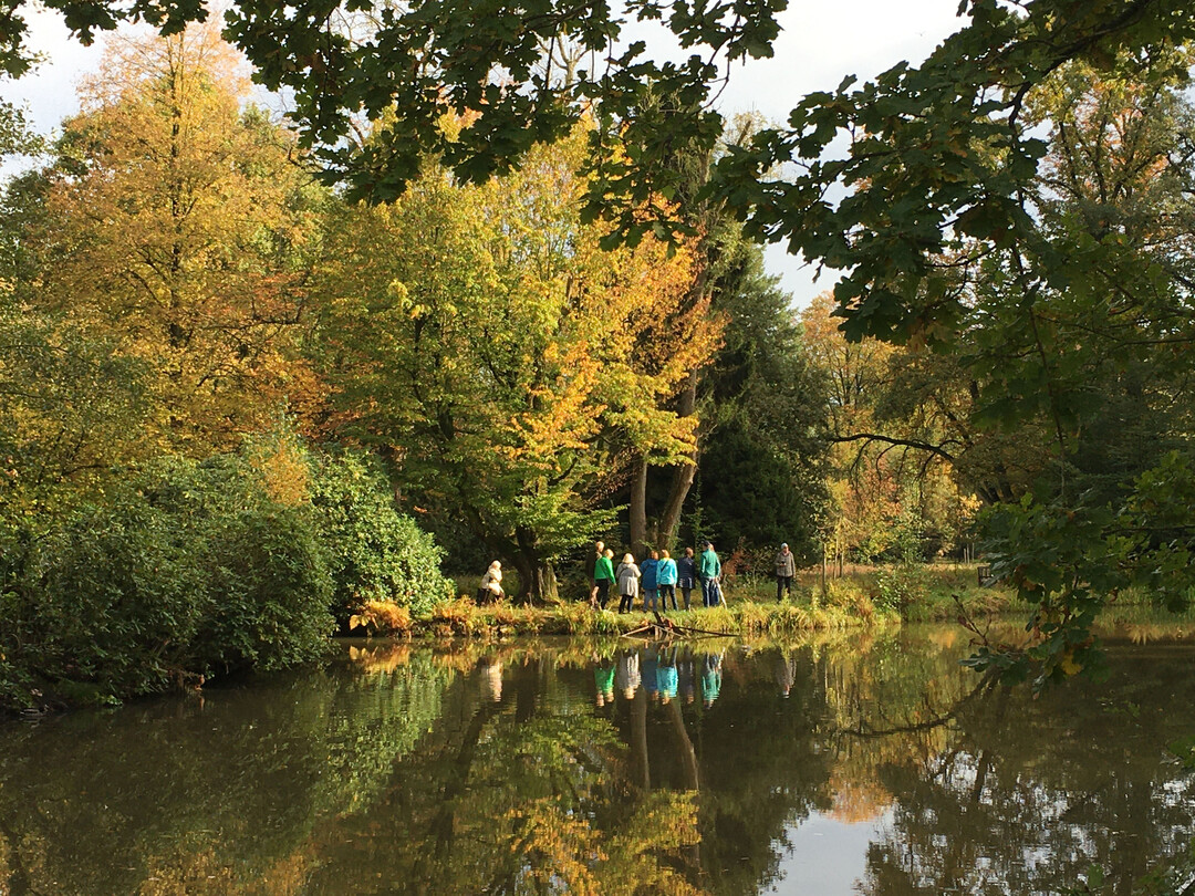 Rendezvous in Breidings Garten in Soltau bei einer Sonderführung