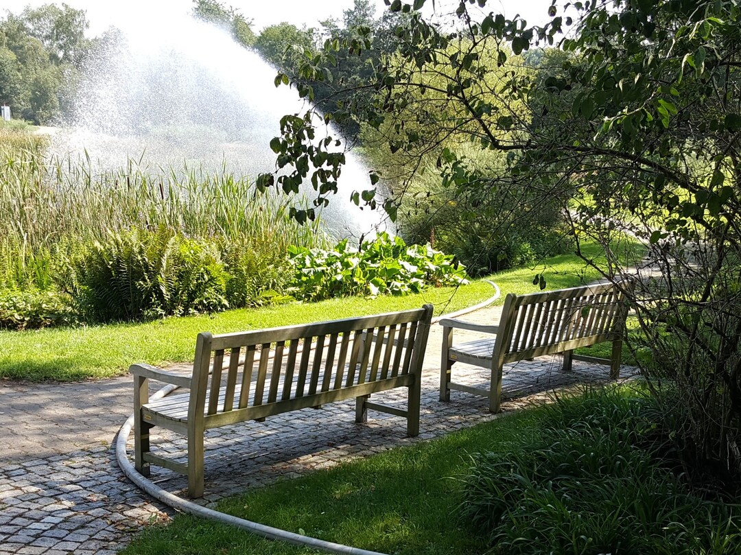 Im Park Stuttgart-Hohenheim: Baden-Württemberg war im Sommer 2017 mit 18,6 °C das zweitwärmste Bundesland.