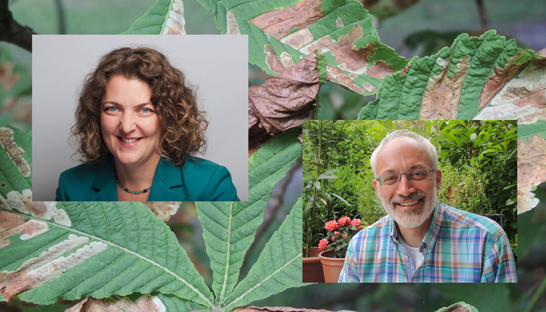 Projektteam der HSWT zum OPEN vhb-Kurs Pflanzenschutz: Prof. Dr. Birgit Zange und Thomas Lohrer.