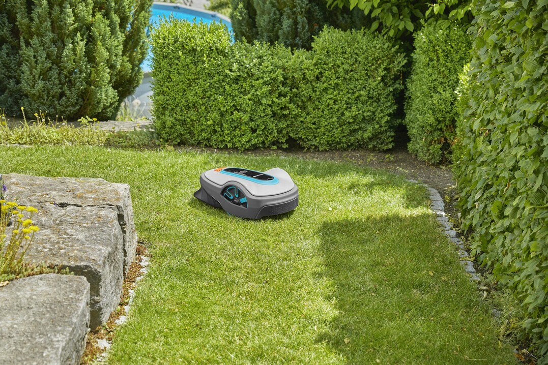 Eine der besten in test 4/2024: der Mhroboter Gardena Smart Sileno City <br>