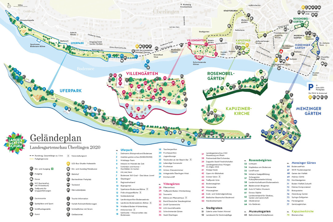 Landesgartenschau berlingen - Gelndeplan